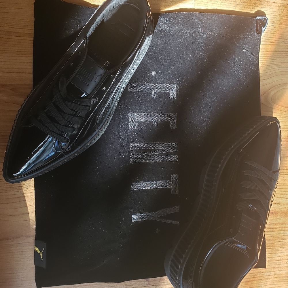 Puma Fenty Pointy Creeper Patent Sneakers Size 8